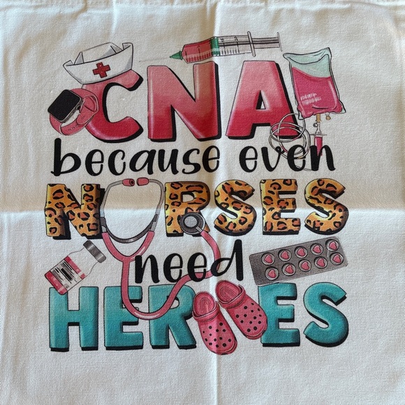 NWOT Canvas CNA Tote Bag 🌺 - Picture 2 of 4